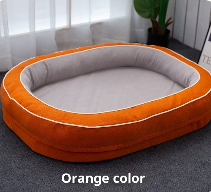 Four Seasons Universal Oval Removable Pet Sleeping Bed