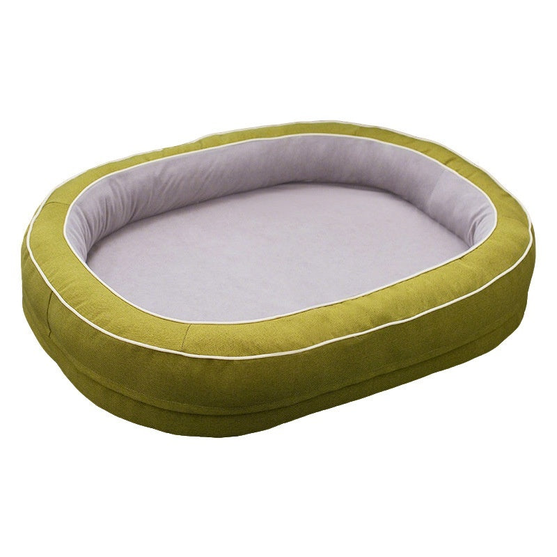 Four Seasons Universal Oval Removable Pet Sleeping Bed
