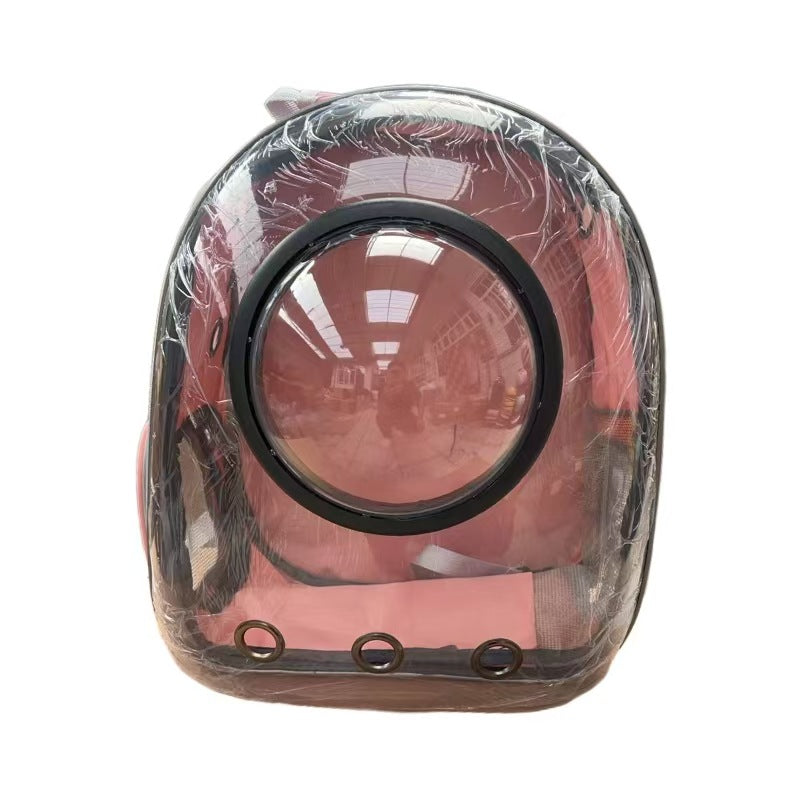 Transparent Skylight Breathable Pet Backpack With Large Capacity